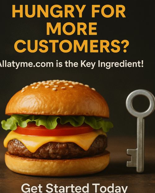 Food & Beverage Page Banner Ad Space